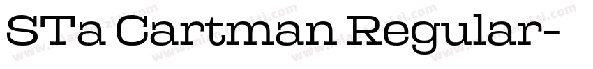 STa Cartman Regular字体转换